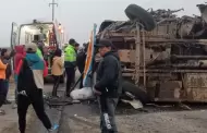 Tragedia en La Libertad! Choque entre dos buses deja 6 muertos y al menos 15 heridos