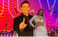 Christian Domnguez se corre de Alexa Samam y pide que la bajen del escenario: Cul fue el motivo?