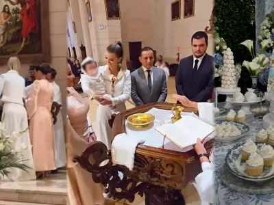 Brunella Horna y Richard Acua celebran a lo grande el bautizo de su hijo Alessio.