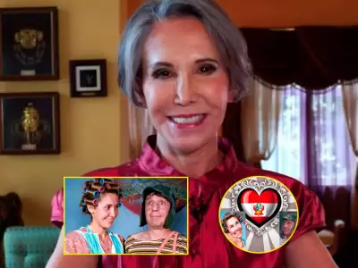 Florinda Meza rinde homenaje a Chespirito con mensaje a los peruanos.