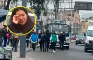 Paro de transportistas: Joven se quiebra en vivo y denuncia agresin al bajarla del bus