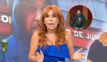 Magaly encara a su reportero EN VIVO