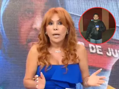 Magaly encara a su reportero EN VIVO