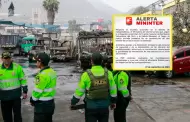 Incendio deja 25 buses quemados un da despus del paro: Mininter descarta que sea extorsin