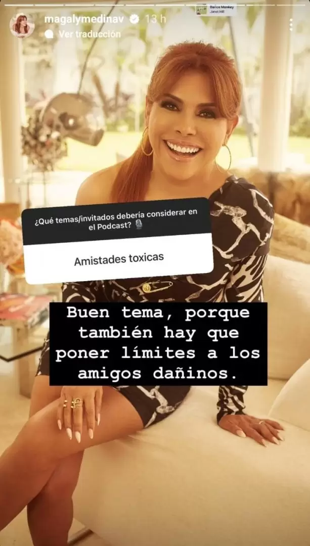 Magaly Medina habra lanzado indirecta a Peluchn. (Instagram)