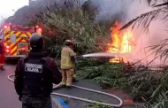 Chorrillos: Incendio en la Costa Verde provoc cierre temporal de carriles con sentido hacia Callao