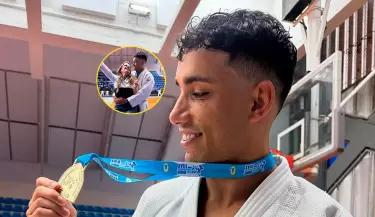 Said Palao gan medalla de oro de judo en la Copa Internacional Regatas Lima 2024.