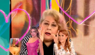 Madre de Milett Figueroa se enfrenta a Magaly Medina.