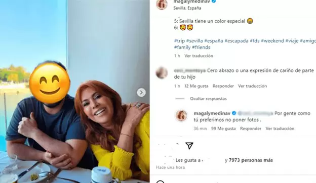 Magaly responde por qu no abraz a su hijo en foto. (Captura de pantalla)