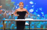 Magaly casi sufre un incidente con su vestido durante programa EN VIVO: Qu le pas?