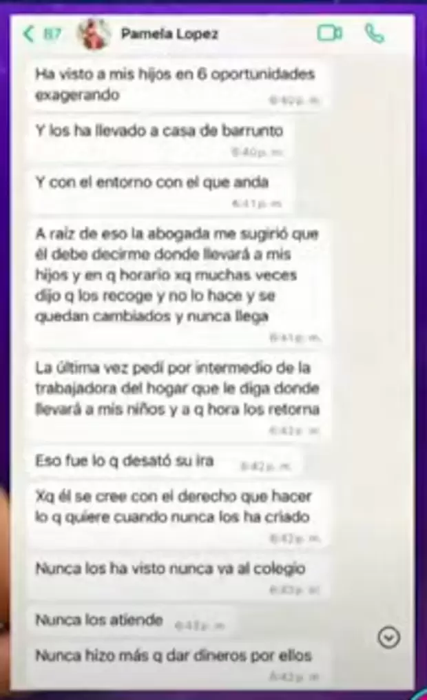 Pamela Lpez habla sobre Christian Cueva