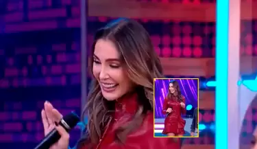 Ana Paula Consorte impacta bailando festejo en televisin por primera vez.