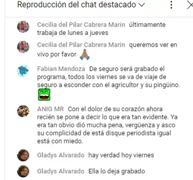 Usuarios se quejan de que Magaly grabe su programa. (Captura de pantalla)