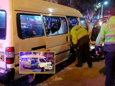 Balacera en combi en el Callao deja cinco muertos y varios heridos.