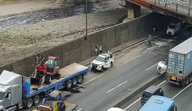 Cierran temporalmente el puente Ricardo Palma, en el Rmac