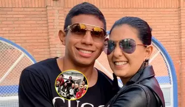 Ana Siucho no asisti a la concentracin de Edison Flores antes del partido contra Brasil.