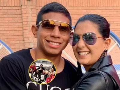 Ana Siucho no asisti a la concentracin de Edison Flores antes del partido contra Brasil.