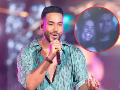 Romeo Santos sorprende a Deyvis Orosco y Cassandra en pleno concierto