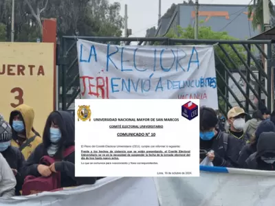 UNMSM suspende proceso electoral tras protestas estudiantiles