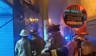 Extorsionadores habran provocado incendio en centro comercial de Comas