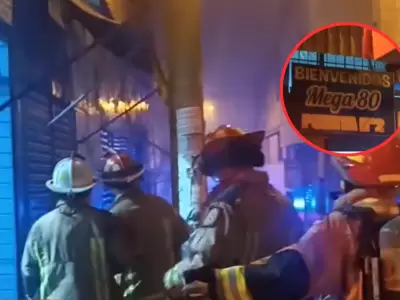 Extorsionadores habran provocado incendio en centro comercial de Comas