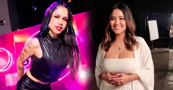 Samahara Lobatn sorprende con su look postparto en "Amrica Hoy".