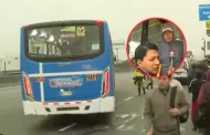 Y se march! Reportero qued ATRAPADO en bus mientras informaba sobre el paro de transportistas