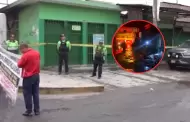 Lamentable! Delincuente incendia mercado en Los Olivos en pleno estado de emergencia