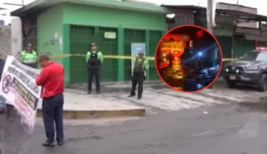 Delincuentes incendian mercado en Los Olivos