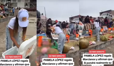 Pamela Lpez reparte marcianos en VMT