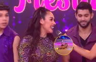 Dorita Orbegoso tuvo dura cada durante competencia de baile y sucedi lo inesperado: "Ay no"