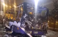 Terrible! Extorsionadores incendian bus de empresa que se neg a pagar cupos en VMT