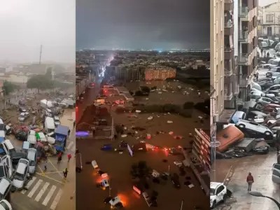 La DANA causa destrozos en Valencia, Espaa