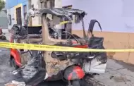 Nadie est a salvo! Delincuentes incendian mototaxi en Brea por presunto cobro de cupos