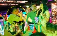 Christian Cueva le ROBA UN BESO a Pamela Franco en pleno concierto Ya oficializaron?