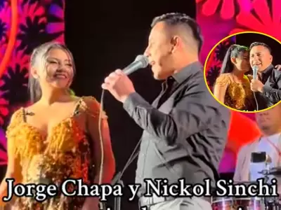 Nickol Sinchi y Jorge Chapa juntos en concierto