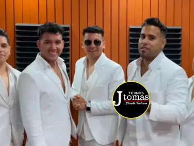 Los 5 de Oro apoyan y se visten con Ternos J Tomas.