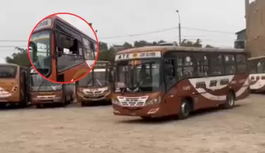 Disparan contra bus de transporte pblico y hieren al conductor