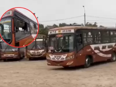 Disparan contra bus de transporte pblico y hieren al conductor