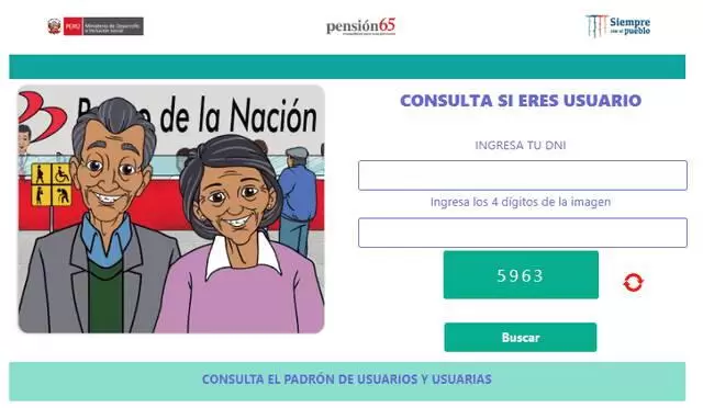 Pgina web oficial para verificar si eres beneficiario del Programa Pensin 65.