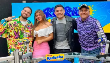 Csar BK y Erick Elera en Ke Rica Maana presentan 'Te extrao beb'