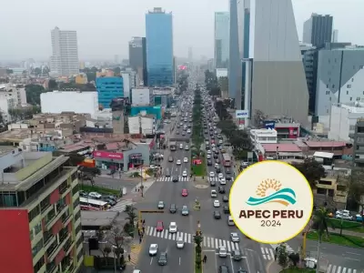 Confirman cierre de avenidas por cumbre APEC del 13 al 17 de noviembre.