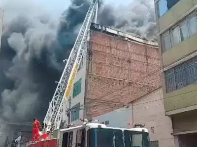 Incendio en Barrios Altos