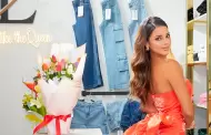 Nuevo galn? Luciana Fuster recibi ramo de flores en su tienda y revel quin lo envi