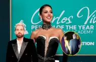 Romance confirmado? Filtran video de Luciana Fuster y galn tomados de la mano en los Latin Grammy