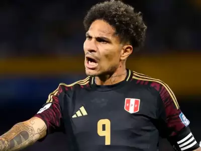 Paolo Guerrero tras la derrota ante Argentina