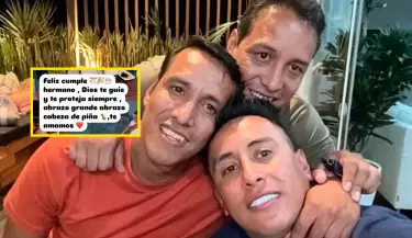 Christian Cueva recibe emotivos mensajes de sus hermanos por su cumpleaos