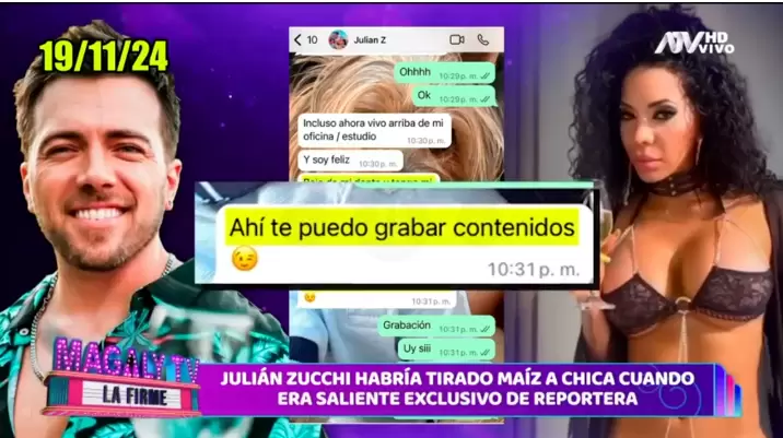 Reportaje de Magaly Medina de Julian Zucchi