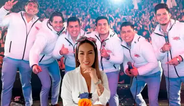 Orquesta Candela y Pamela Lpez como animadora de sus eventos