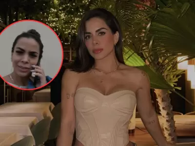 Vanessa Lpez volvi a ser captada en la casa de 'Jhonny'